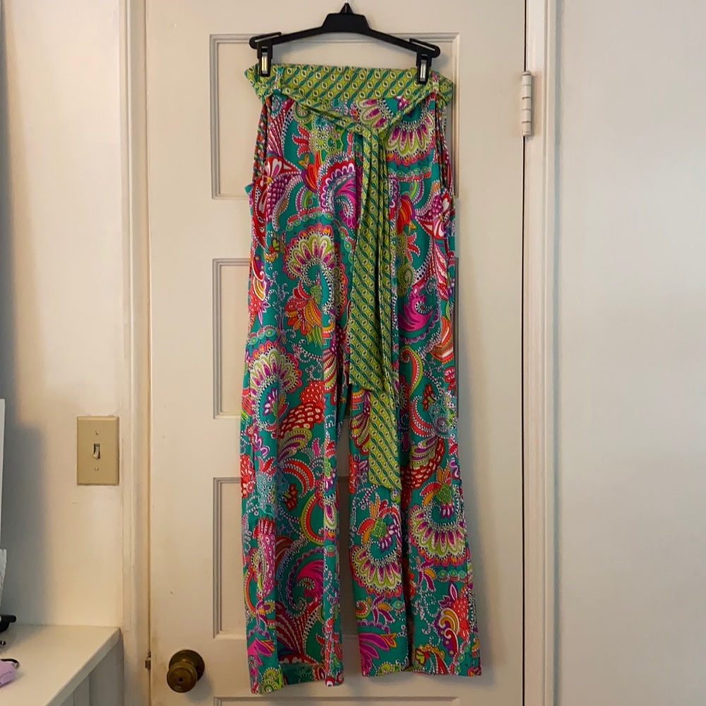 Trina Turk Waist Wide Leg Pants - S - Never Worn